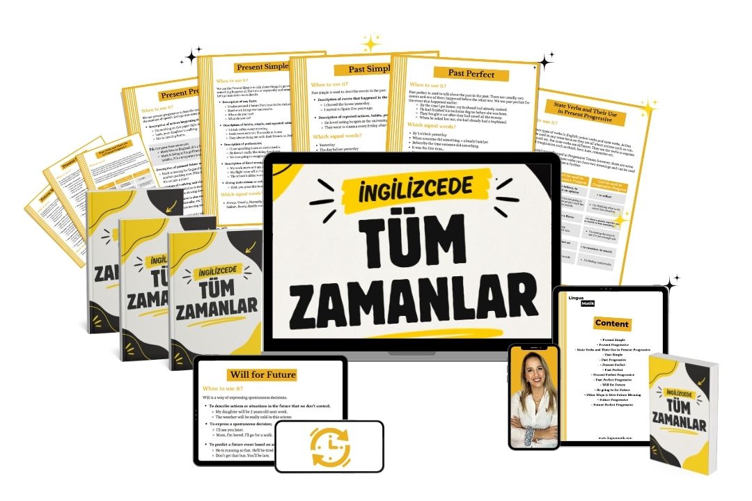 İNGİLİZCEDE TÜM ZAMANLAR