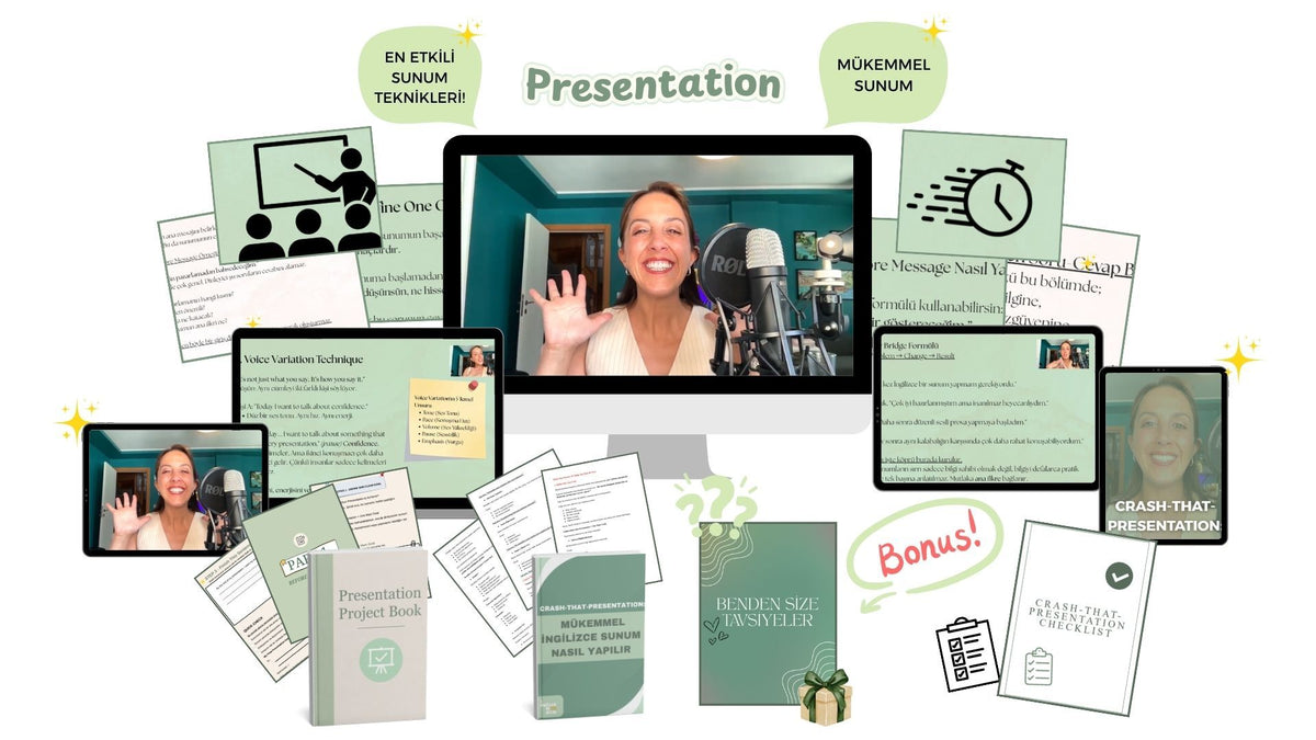 Crash-That-Presentation: Mükemmel İngilizce Sunum Nasıl Yapılır